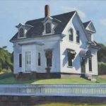 Amerika - Edward Hopper, Hodgkin's House, 1928, privecollectie